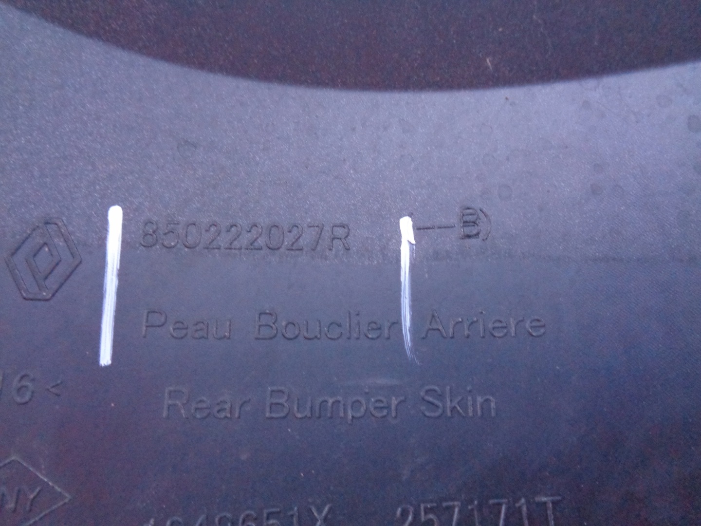 bumper rear DACIA DUSTER II 17- NR 45246
