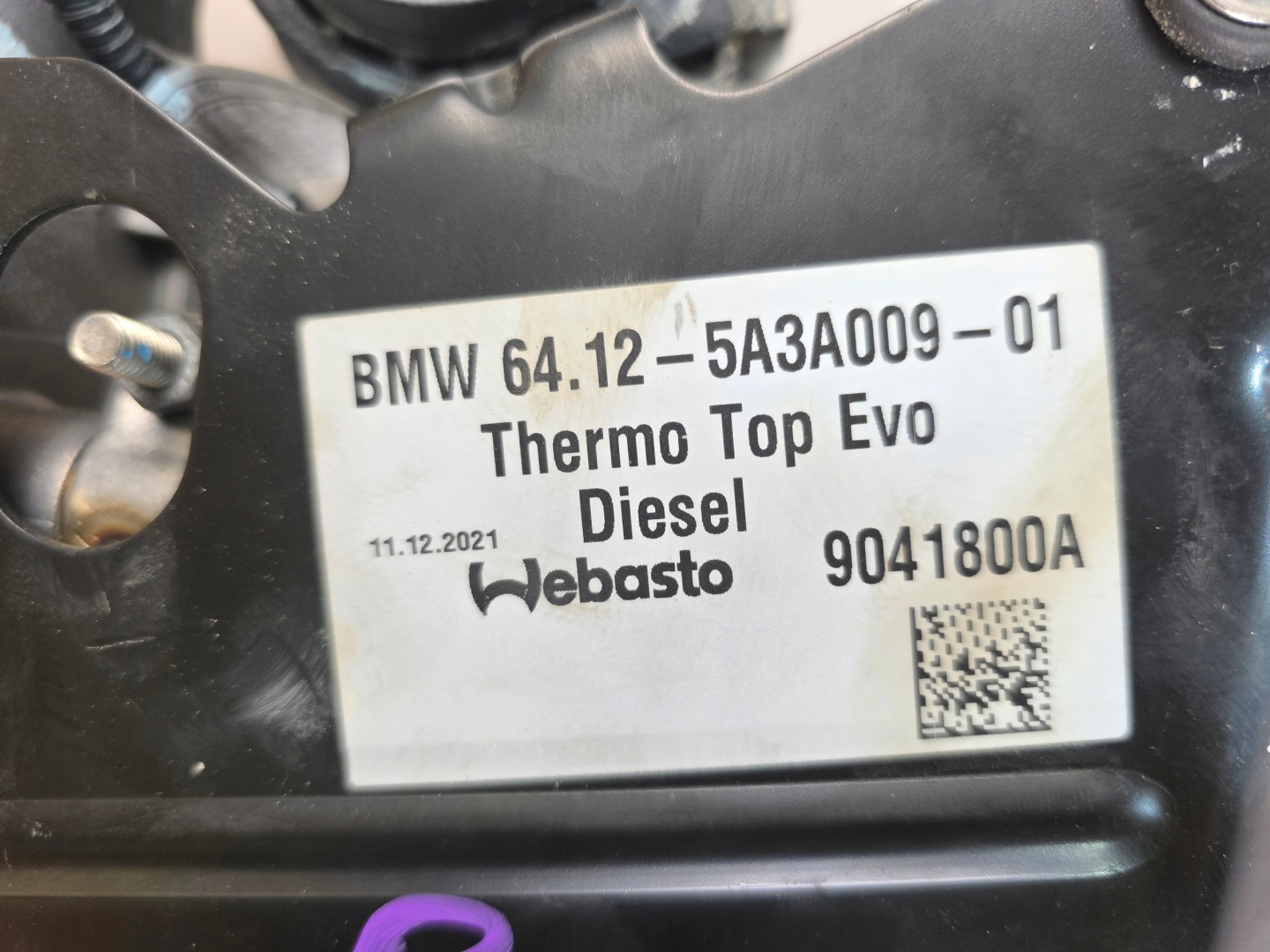webasto WEBASTO BMW 5 G30 G31 LCI 5A3A009