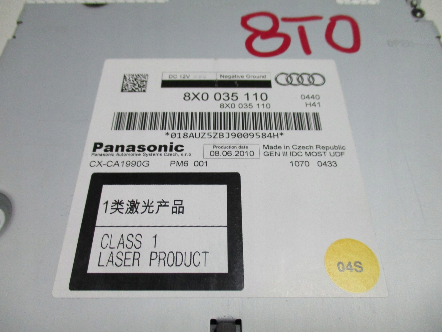 changer plyt CD Audi A1 A3 8X0035110