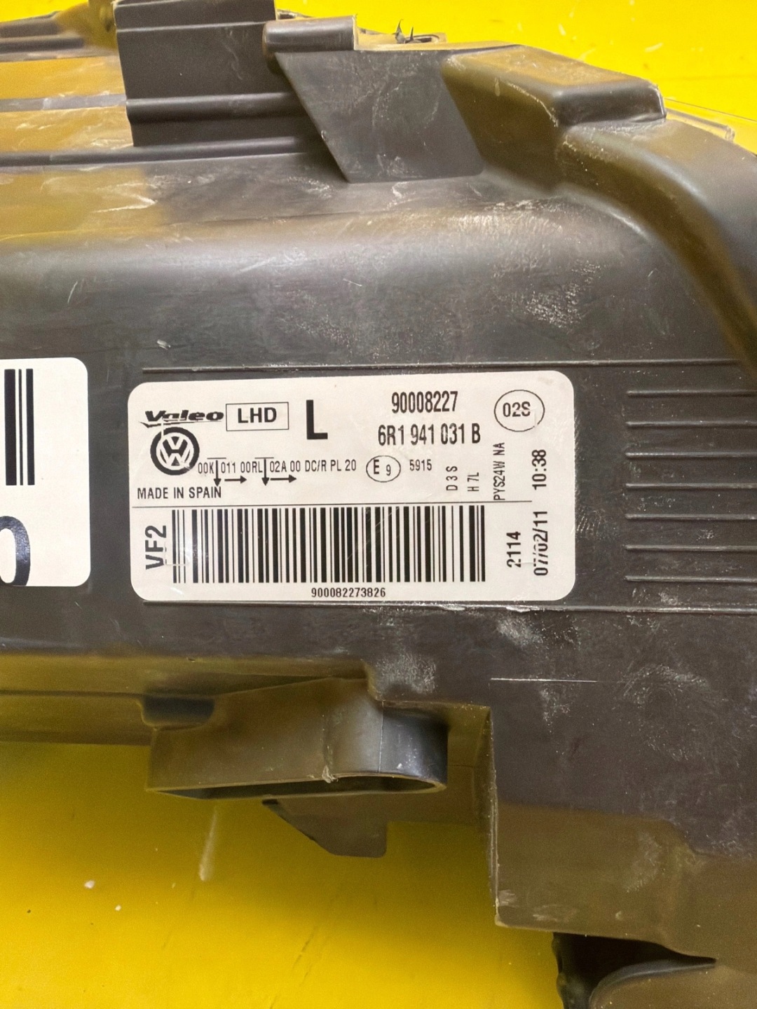 light left VW Polo V 5 Xenon 6R1 6R1941031B 2009-2014