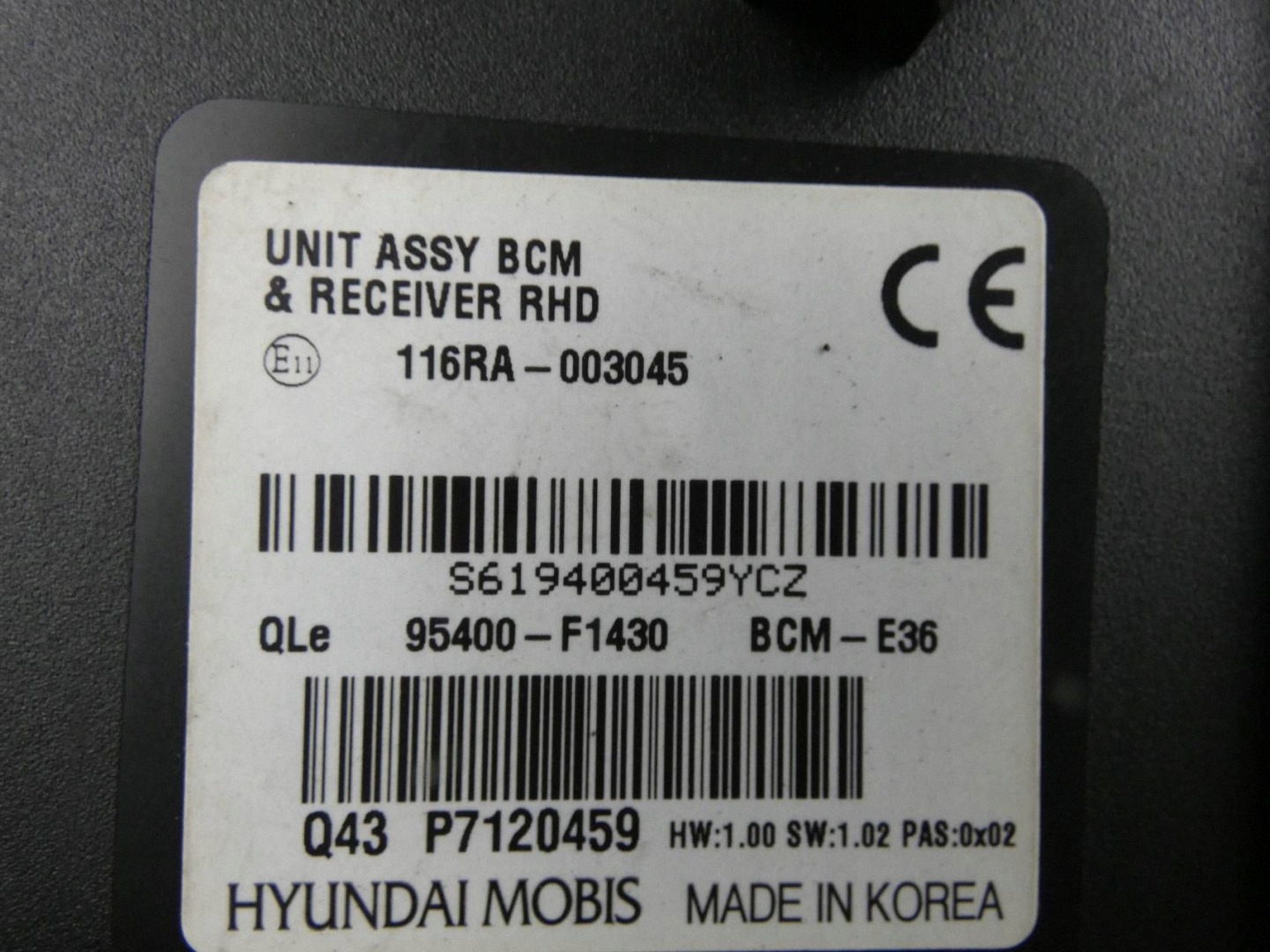 KIA SPORTAGE IV 2016- modul Bedienteil Computer