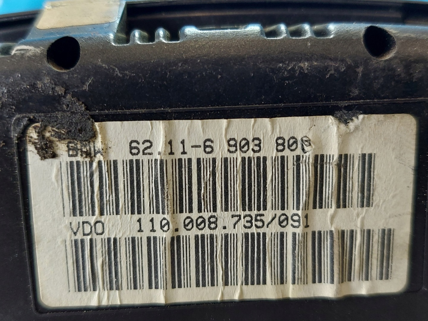 dials clock BMW 5 E39 530D 62116903806