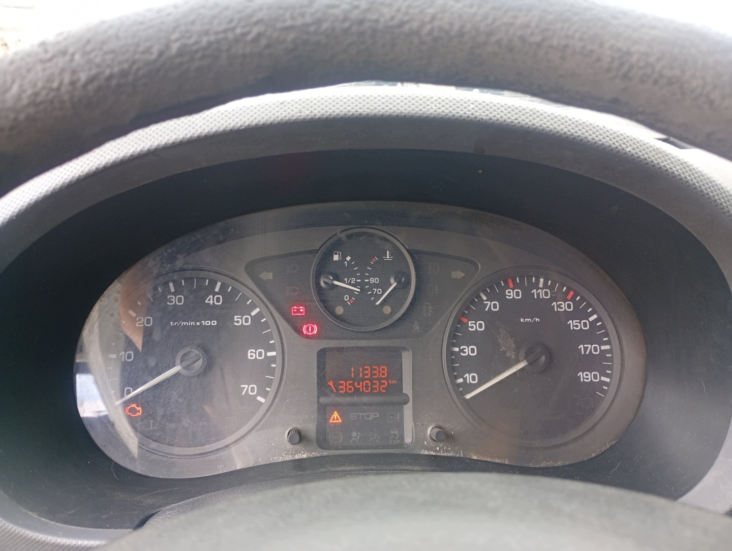 dials dials tachometer Peugeot Partner 2 08-12 1.6 HDI 364032km