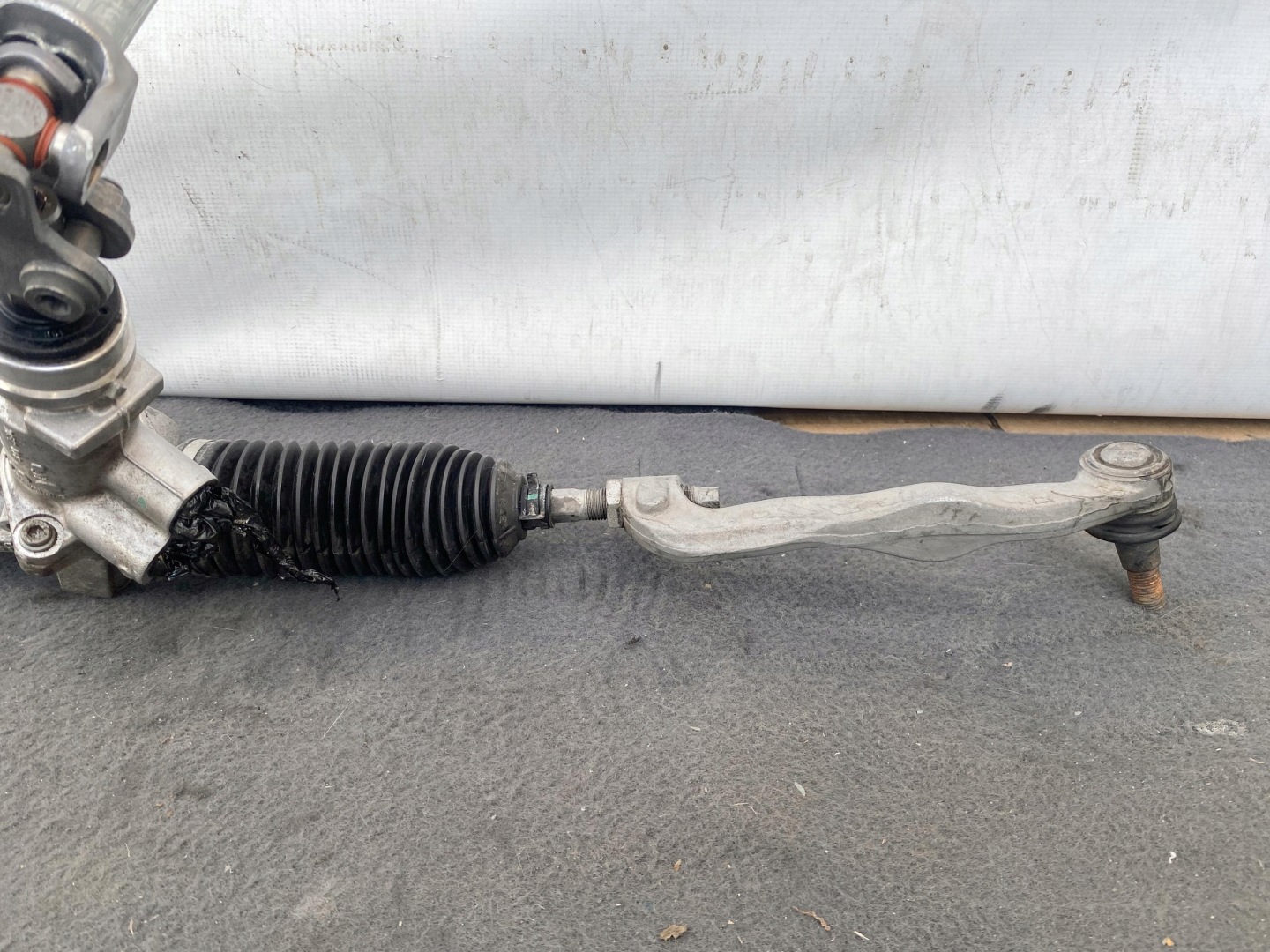 VW TRANSPORTER T5 LIFT 10- control drag rod servo steering DEMONTAZ nice