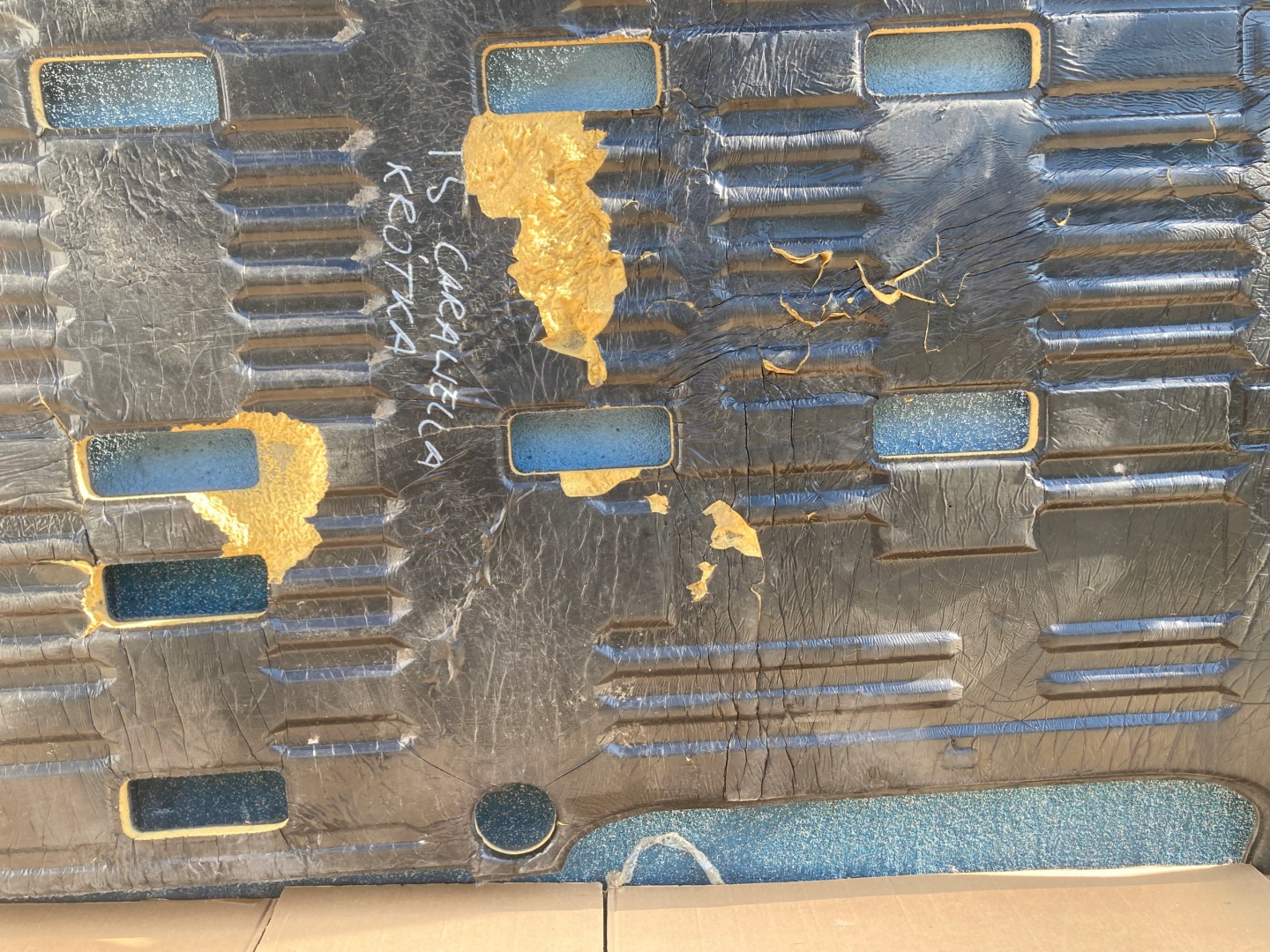 VW T5 Caravelle floor mats rear part carpet rear