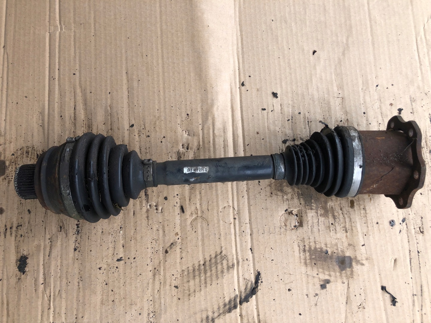 semi-axis left right AUDI A4 B8 8K0407271Q