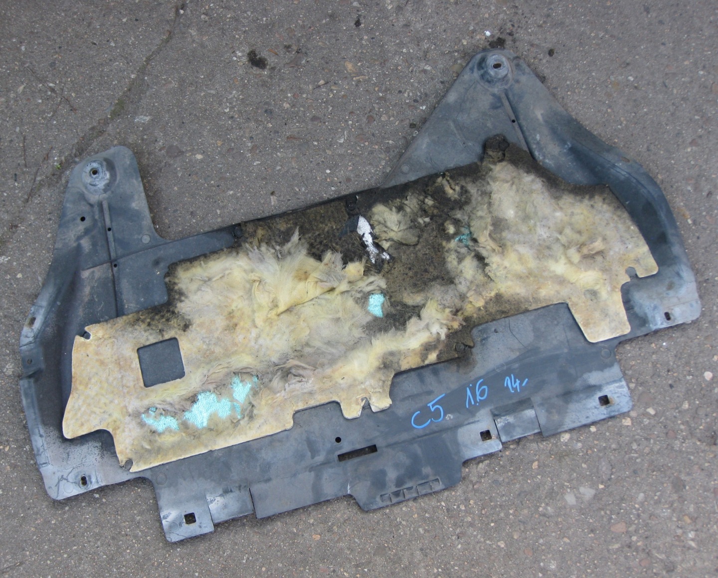 CITROEN C5 III 14R cover cover below engine 9672523380