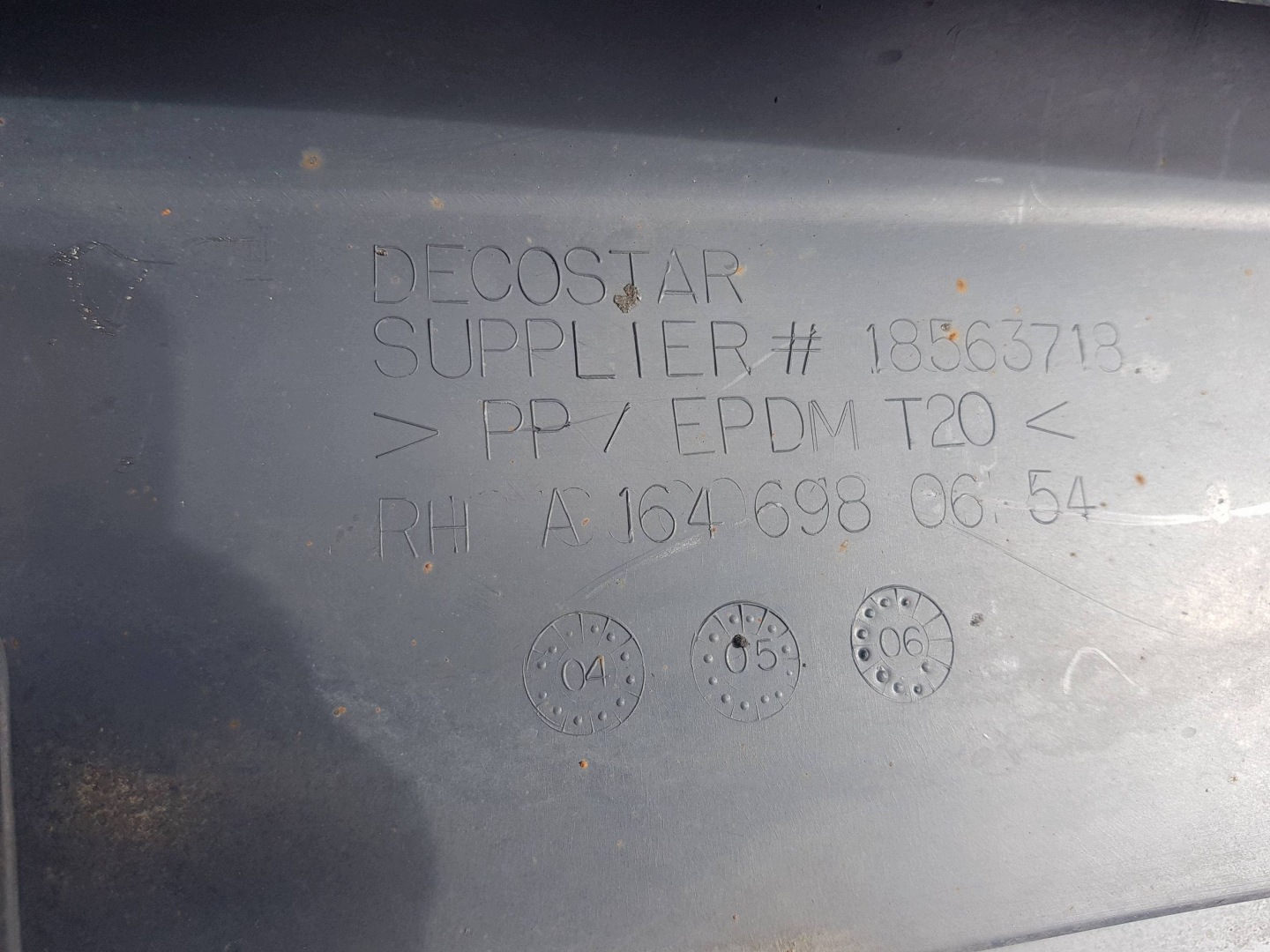 moulding cap threshold right MERCEDES X164 GL A1646980654