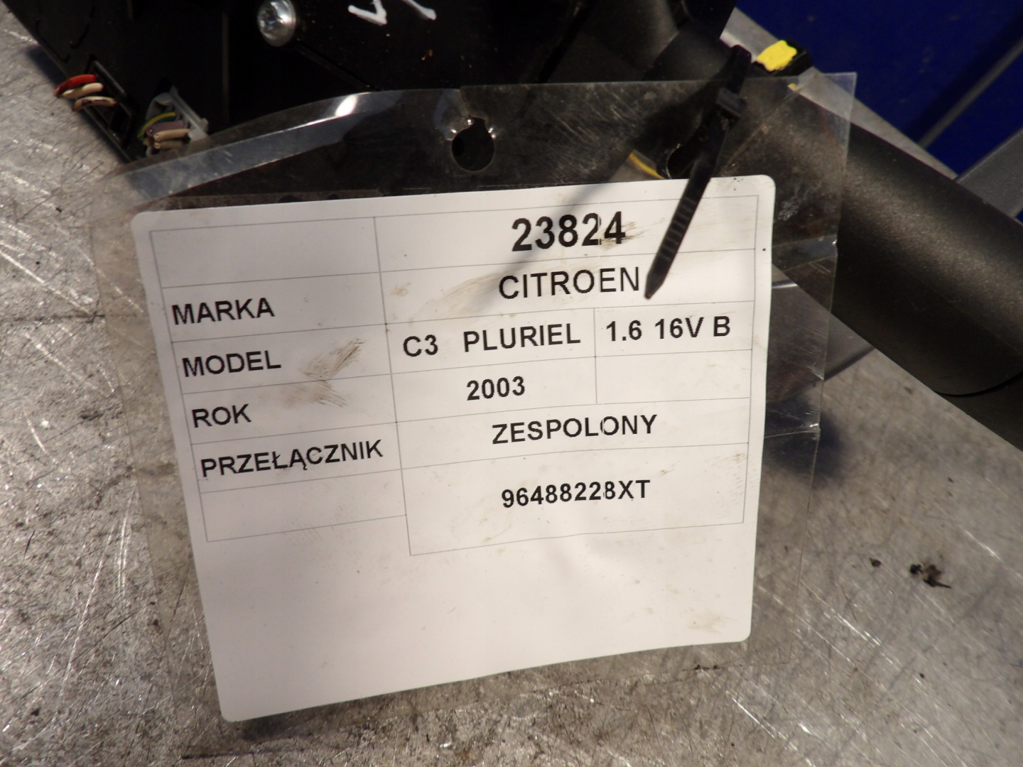 Citroen C3 Pluriel DEVIO LUCI TERGICRISTALLO TERGI 96488228XT 203.578 349564