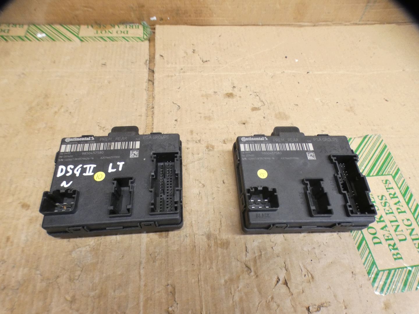 9850457580 control unit / module central of a lock DS4 II