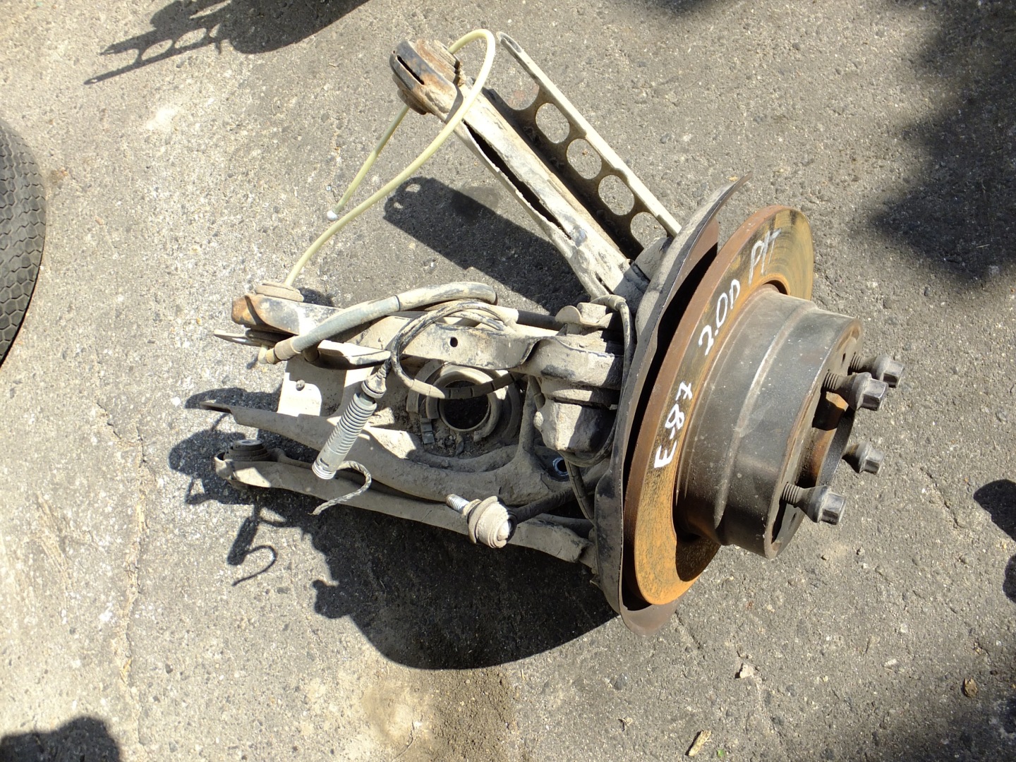 swing arm right rear part bmw e87 2,0 d 122km 2007r