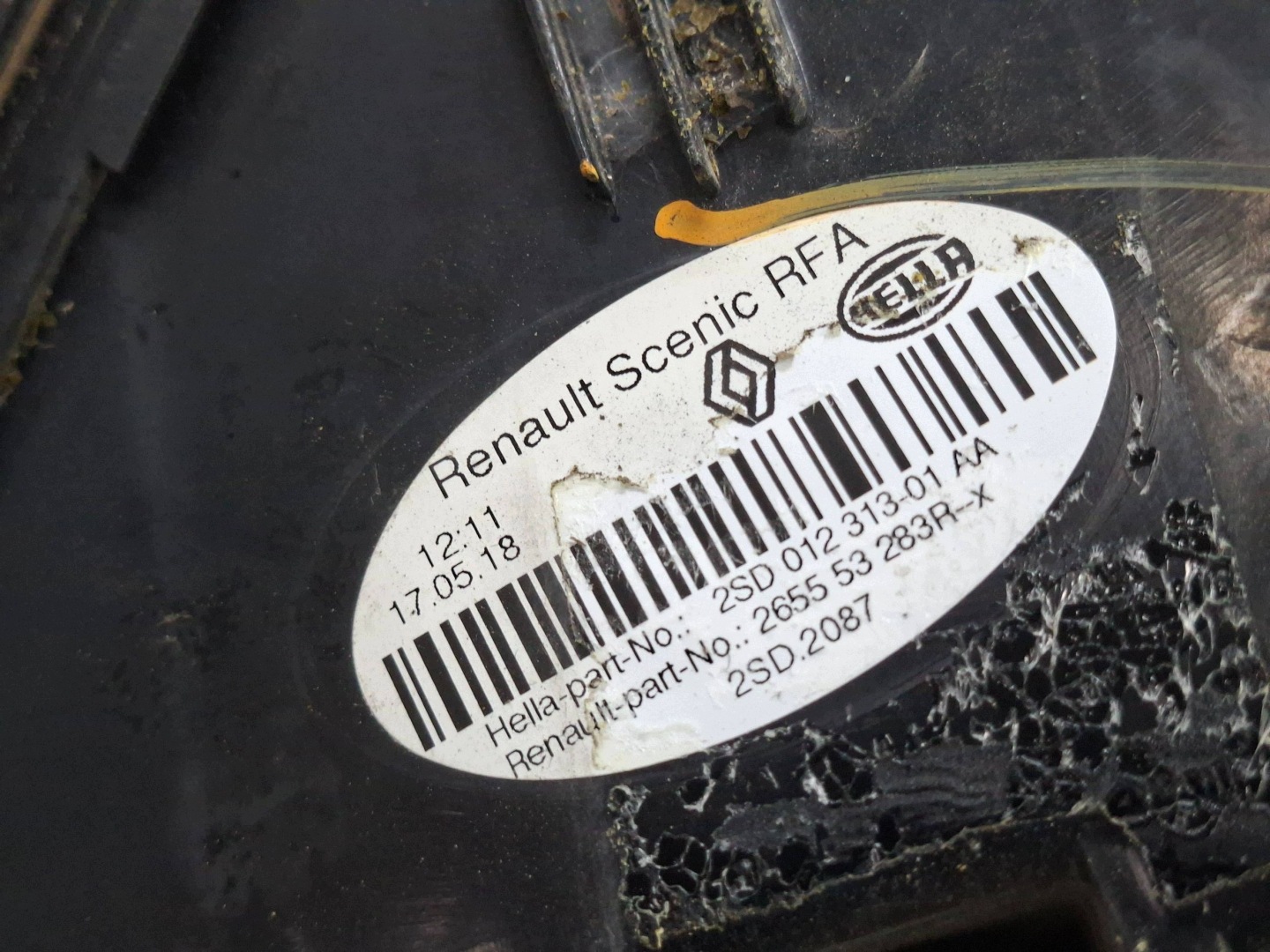 light rear left 265553283R RENAULT GRAND SCENIC IV 2015