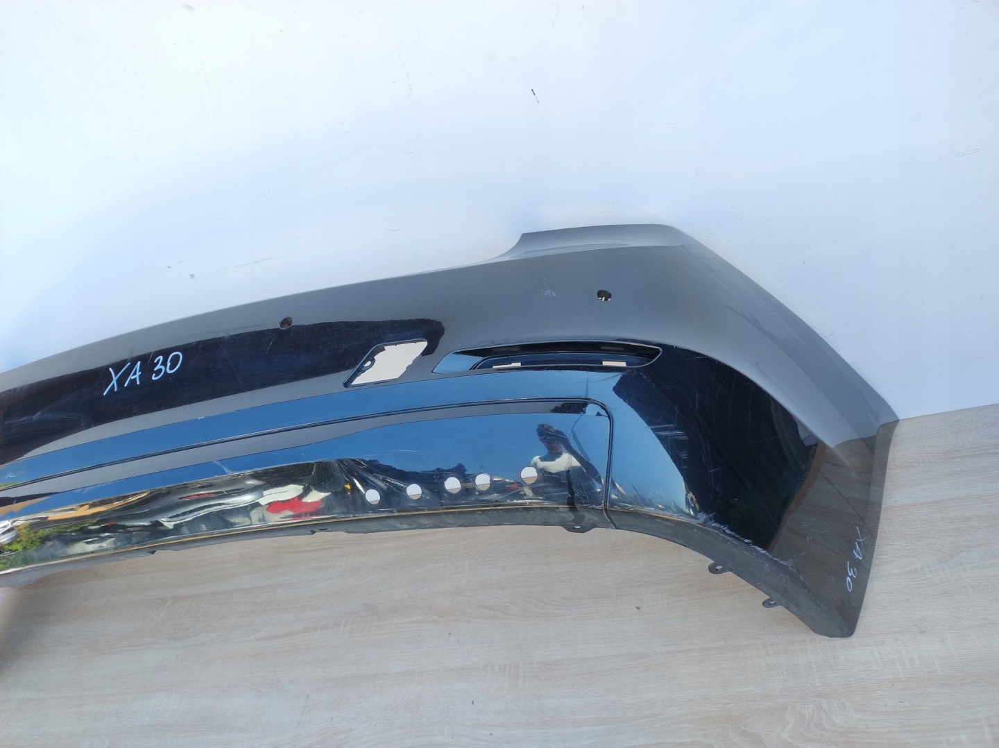 BMW 3 F30 bumper rear part rear below 4 sensors