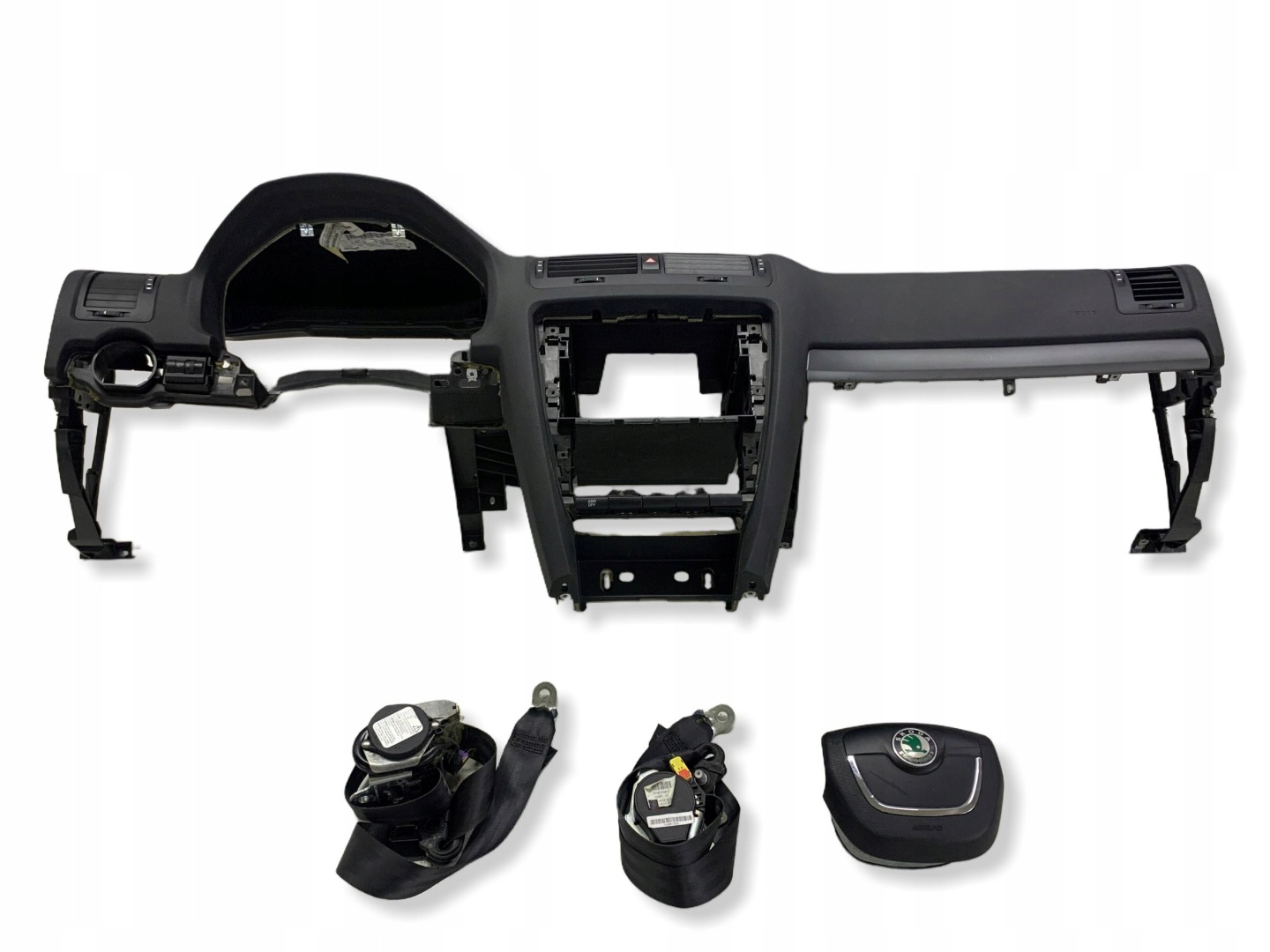 dashboard instrument panel console tension belts airbag SKODA OCTAVIA II KOMBI (2008-2013)
