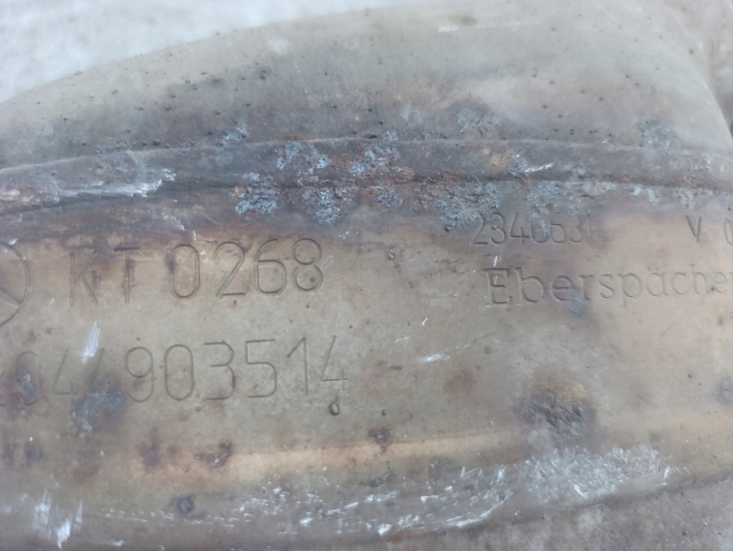 catalyst MERCEDES-BENZ C W204 KT0268 A2044903514