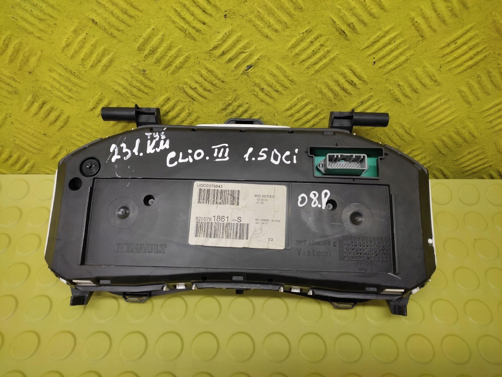 RENAULT CLIO III 1.5 DCI dials dials 8200761861