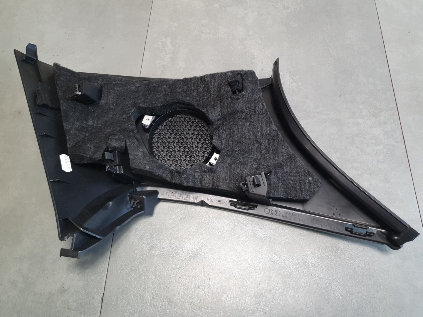Audi SQ6 e-tron blende abdeckung säule D links 85H867245A