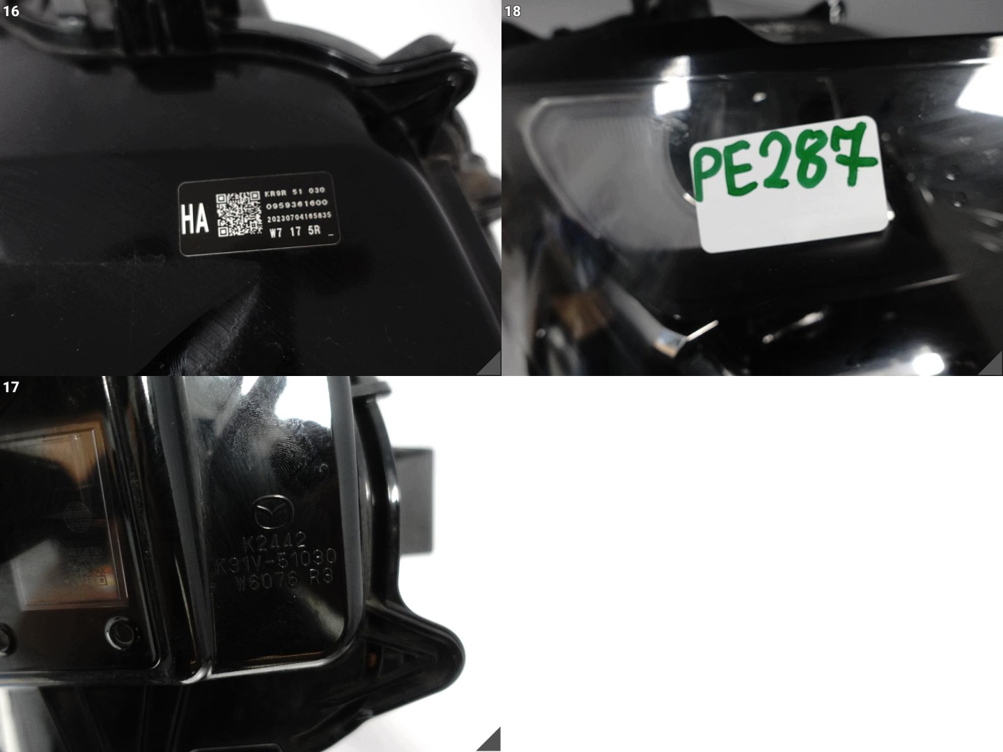 MAZDA CX-60 CX60 22- light HEADLIGHT FULL LED right front EUROPA