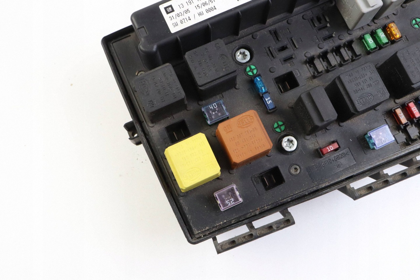 OPEL ASTRA H III Module Module fusibles 13191126