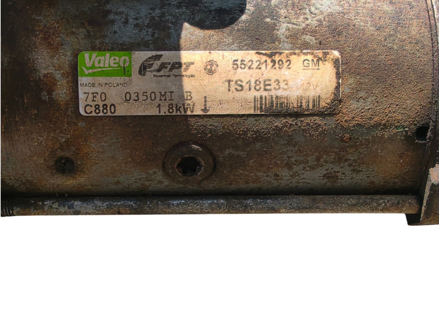 OPEL DIESEL 1.3 CDTI starter original 55221292 7F00350MI C880