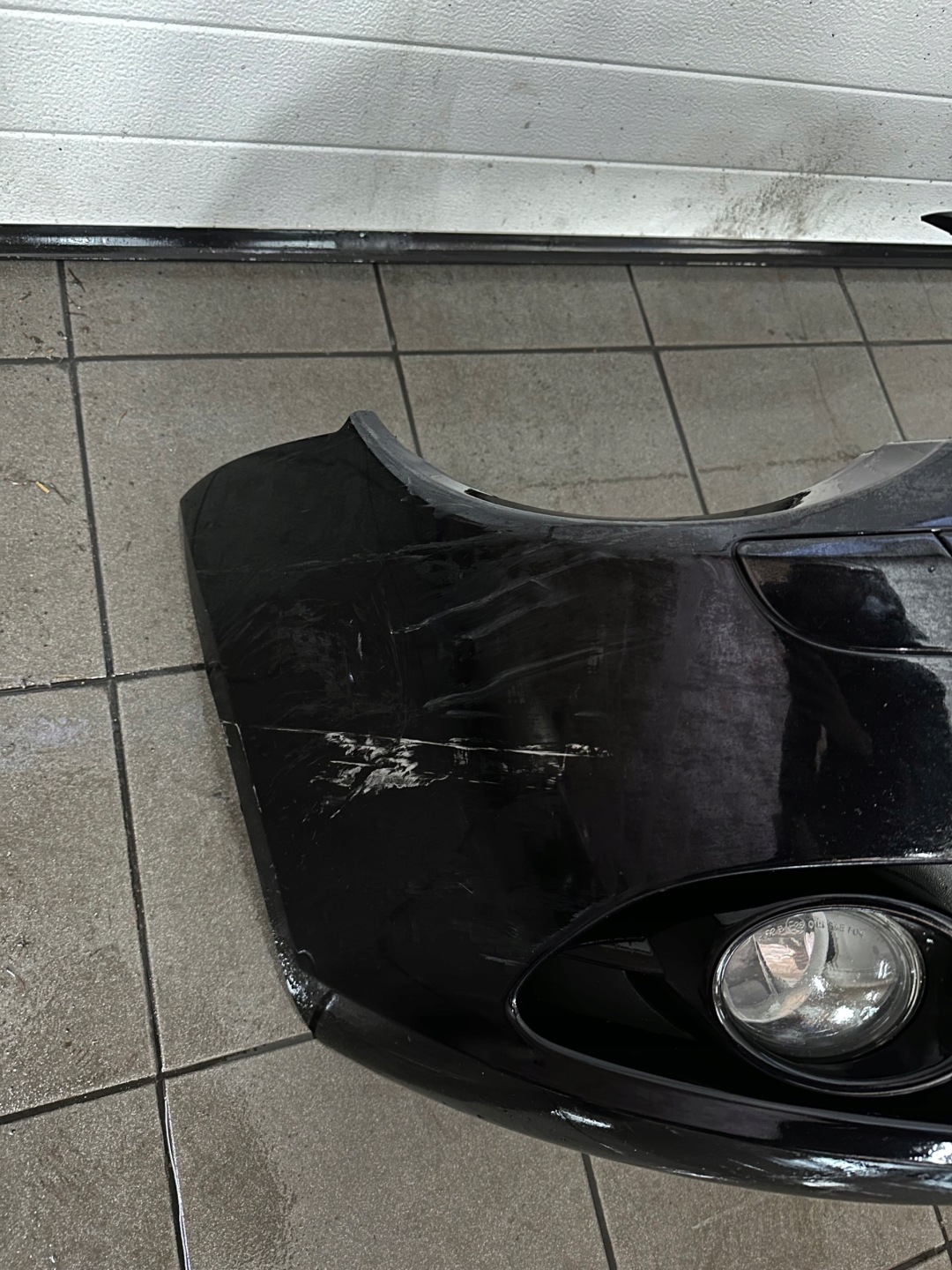 VW EOS 06- bumper washers XENON front LC9X