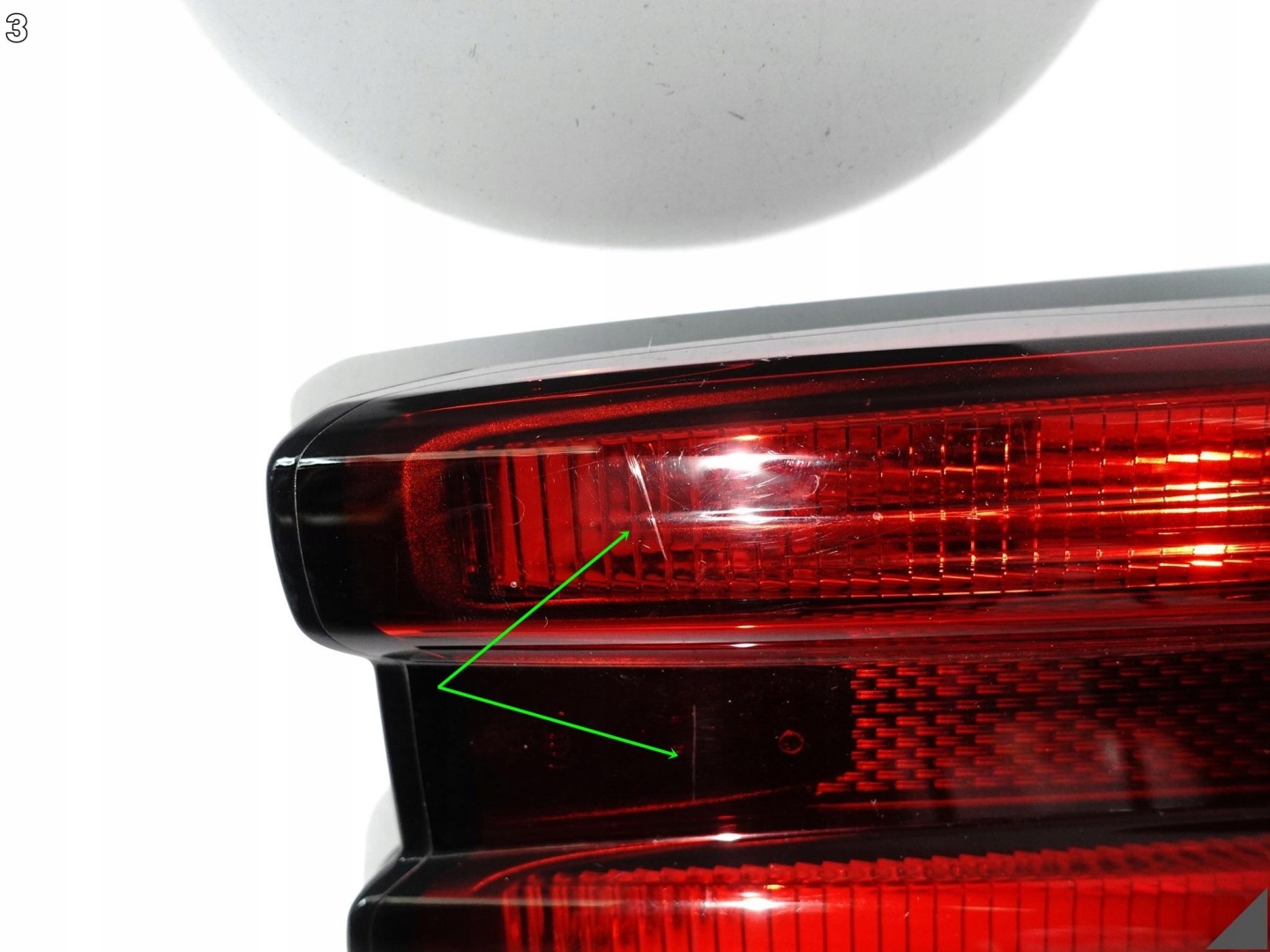 PORSCHE 911 992 19- auxiliary light STOP STOPU LED cap grid intake rear part