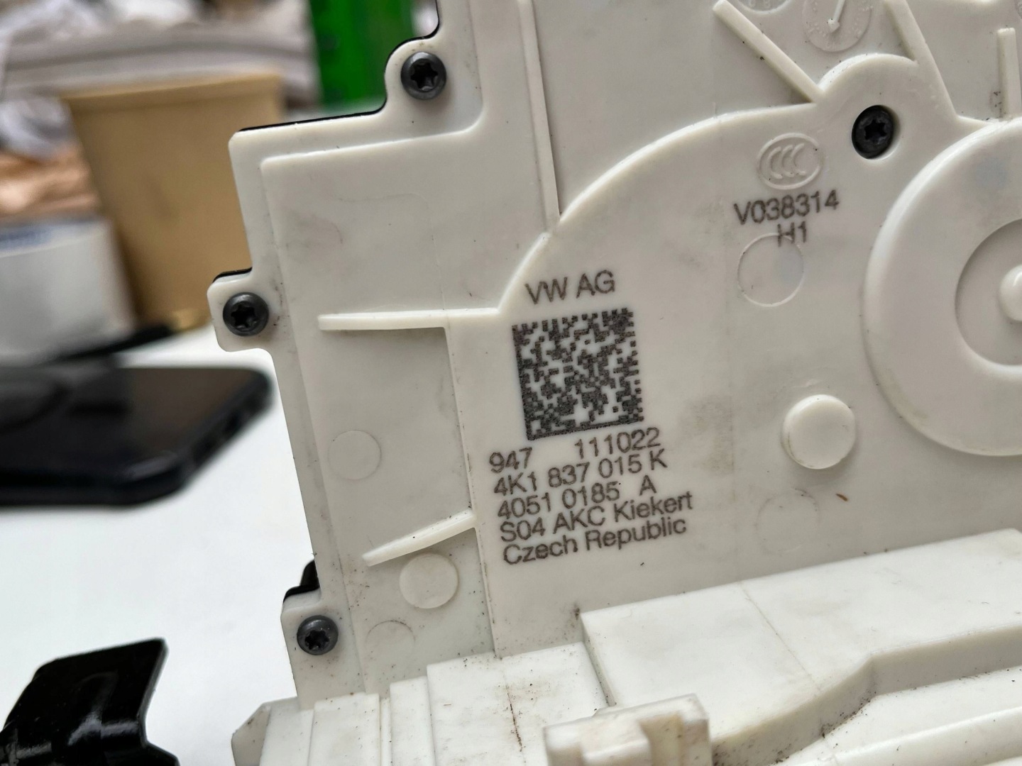 lock door przednich Audi A6 S6 C8 4K 4K1837015K !J