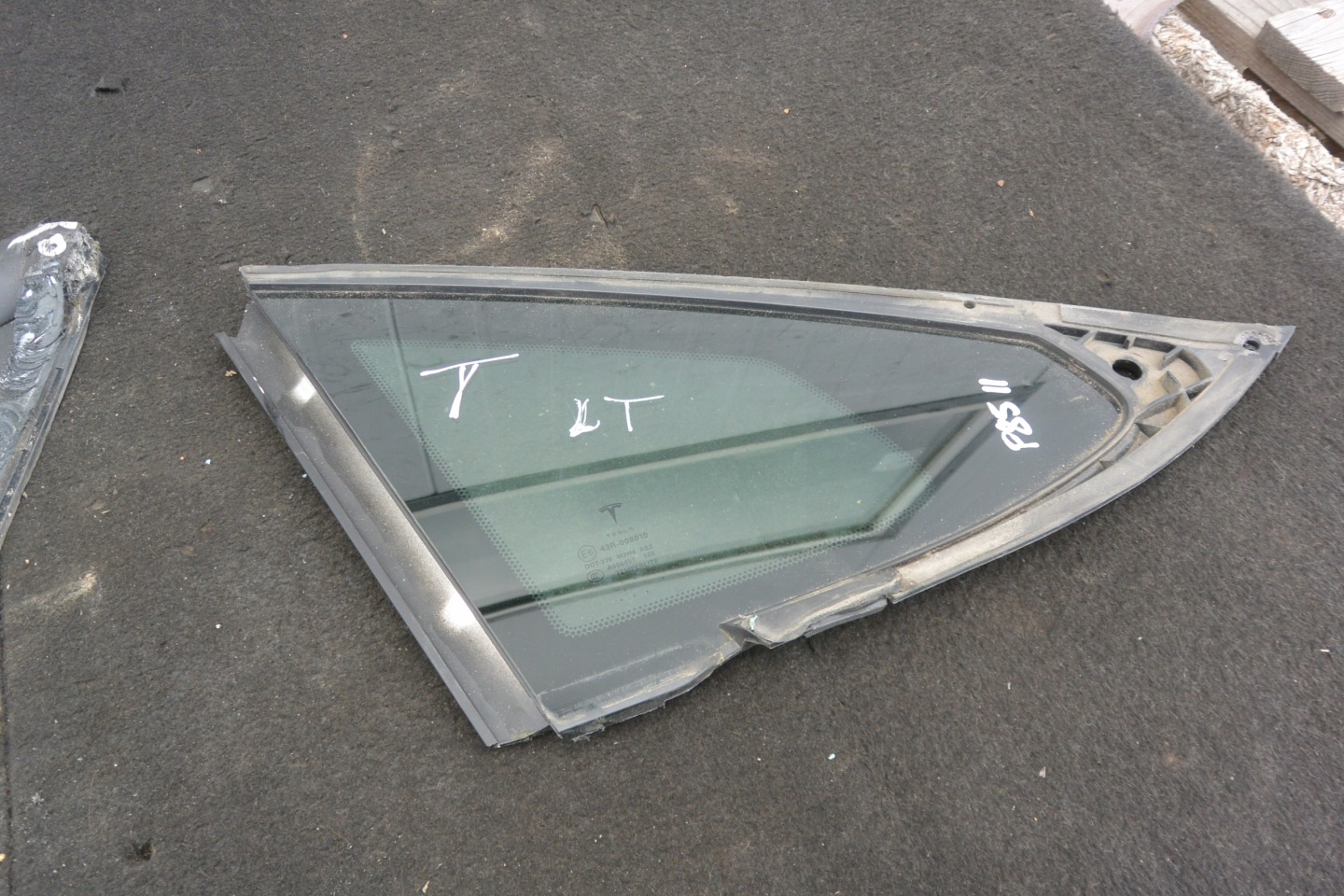 window bodywork rear part right left TESLA MODEL S