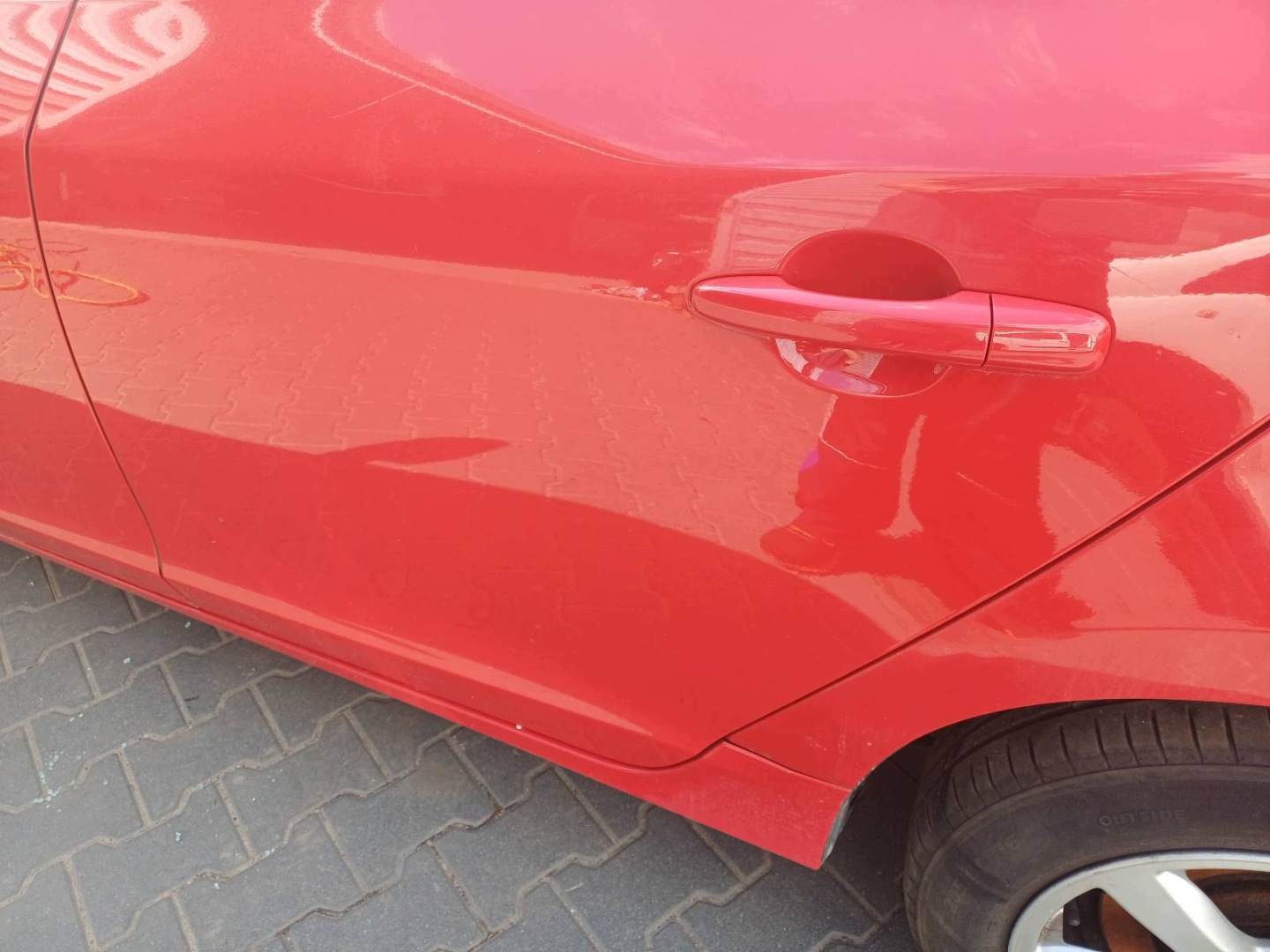 door complete left rear part VOLVO V60 and 612-46