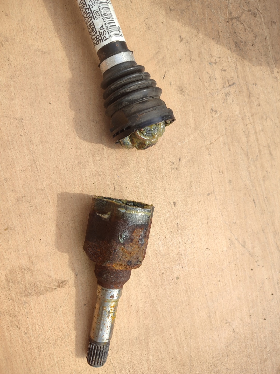 semi-axis front right Opel Crossland X 1.2 VTI 9808800580