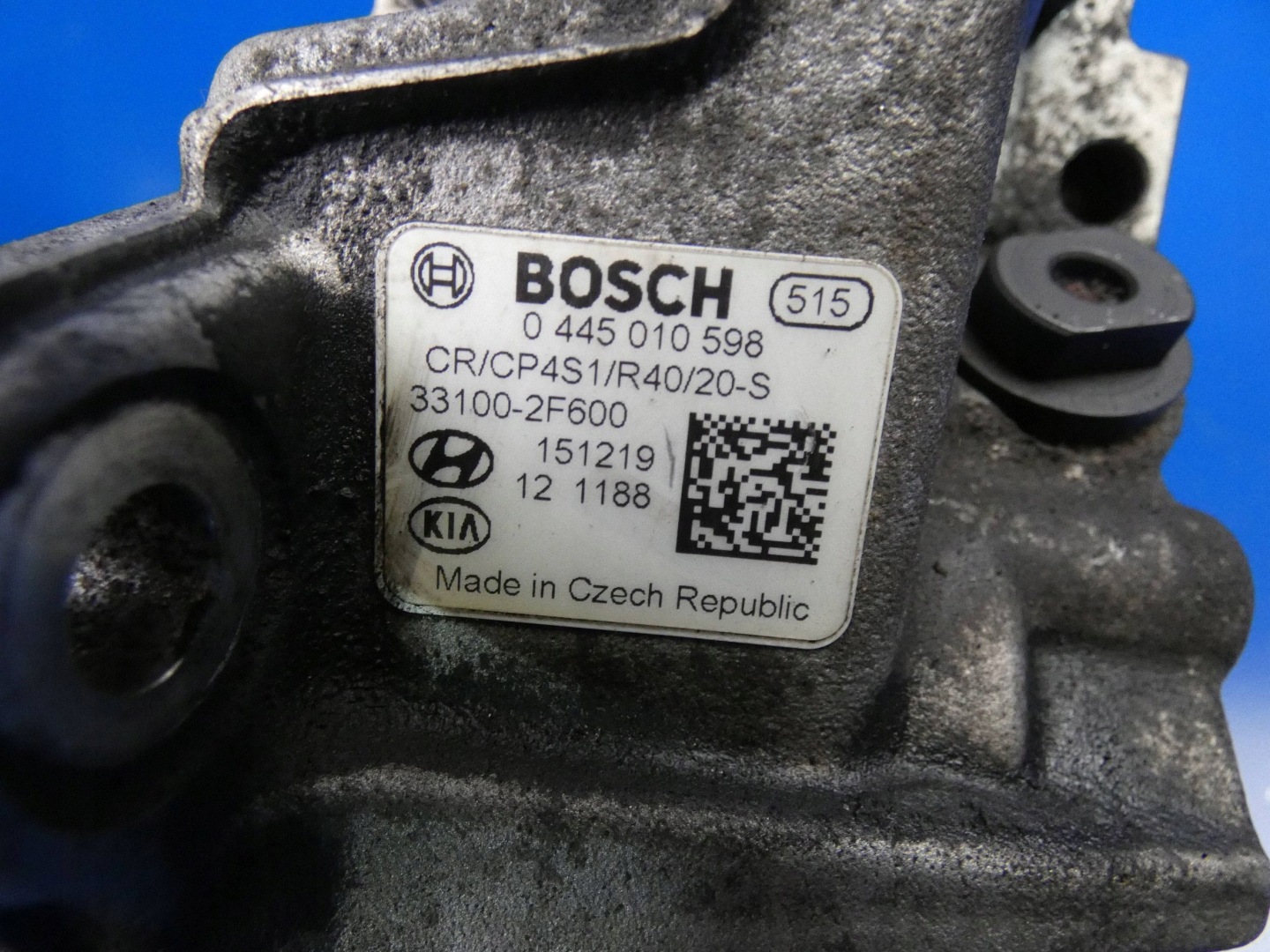 Pompe d’injection Hyundai Tucson TL 0445010598