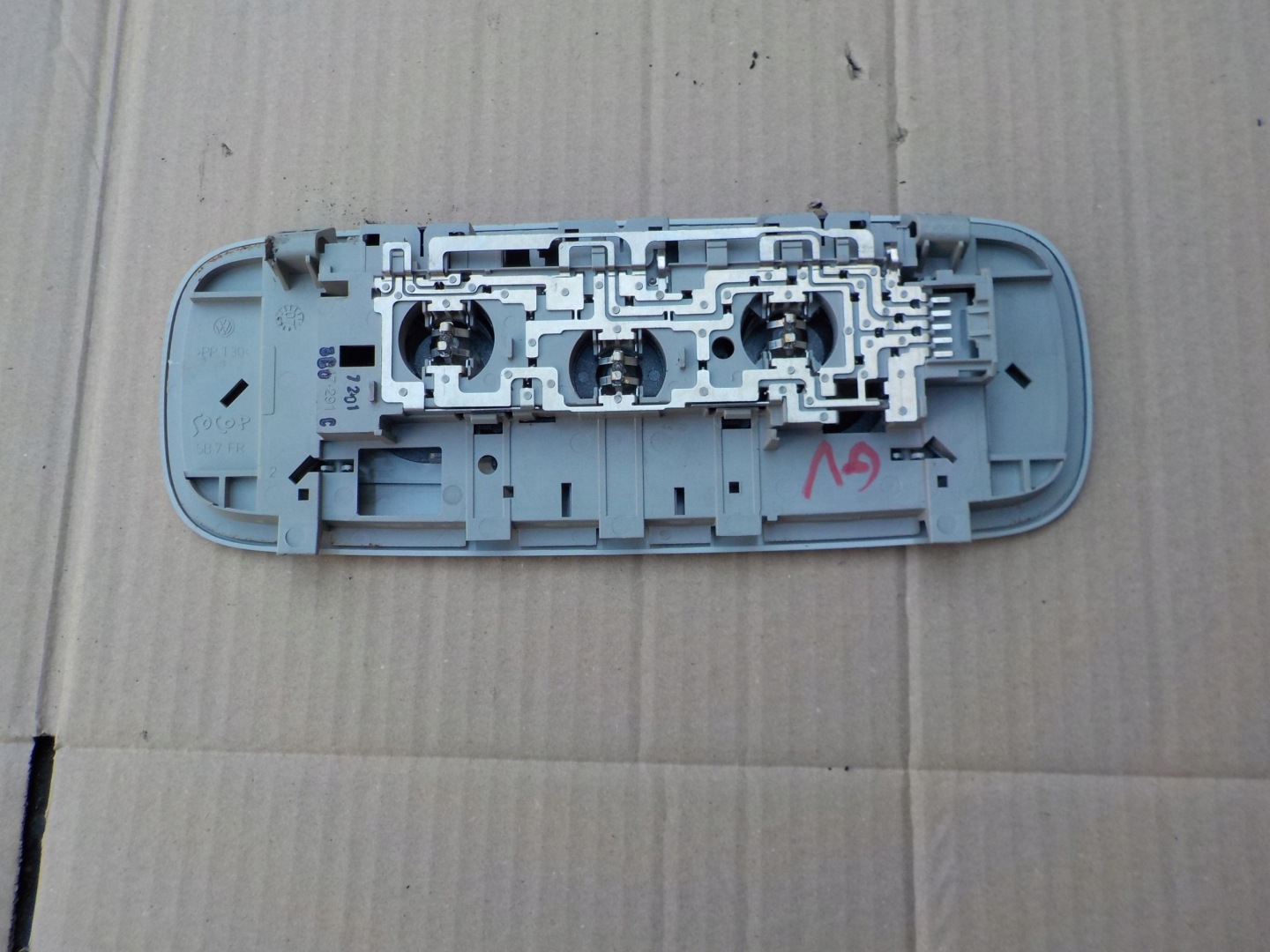 light lighting cabs vw golf V kombi 2007r