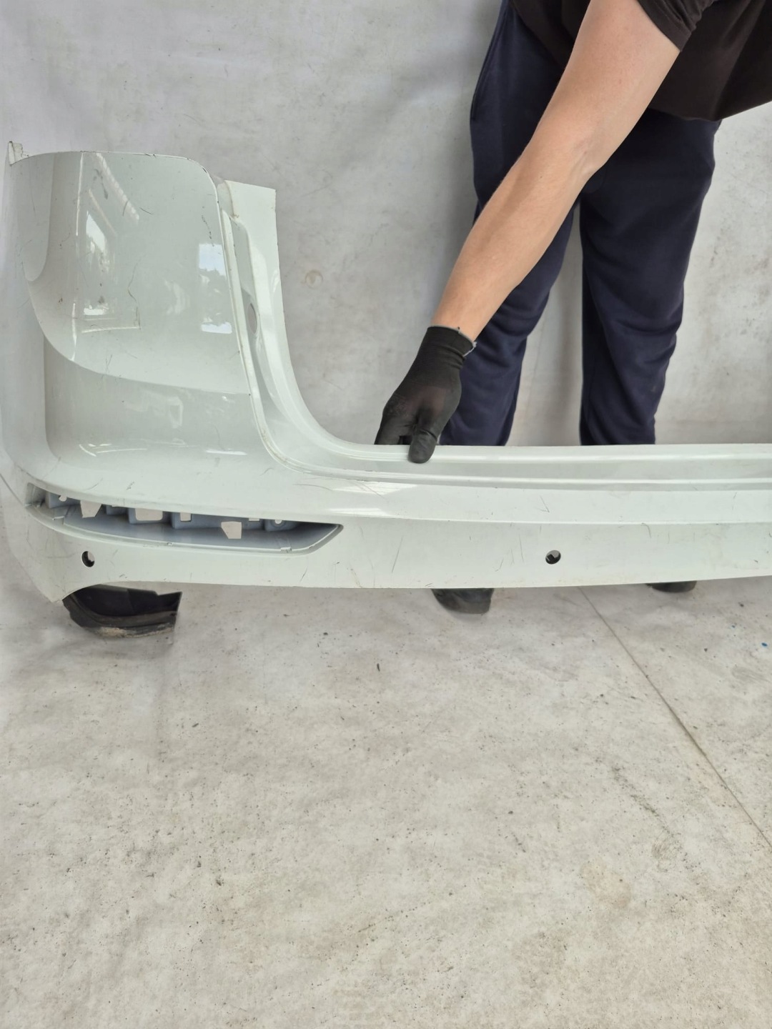 PORSCHE CAYENNE II 7P5 LIFT 14- bumper rear part rear PDC