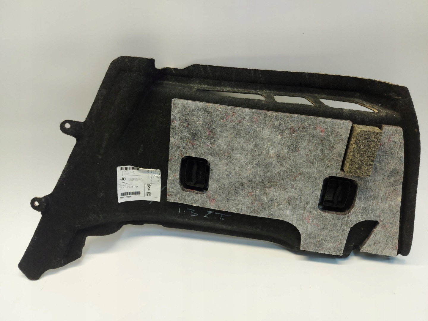 BMW i3 i01 Lci side upholstery boot left rear part 7314755