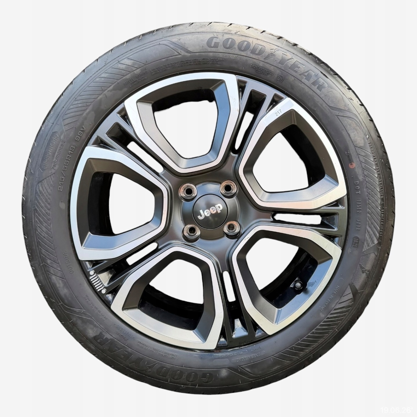 wheels tyres discs JEEP AVENGER HANKOOK 215/55/18" 7MM summer