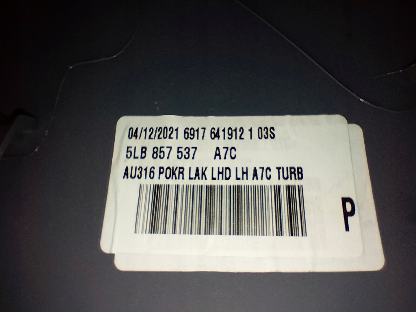 cover cap mirrors left SKODA ENYAQ 21