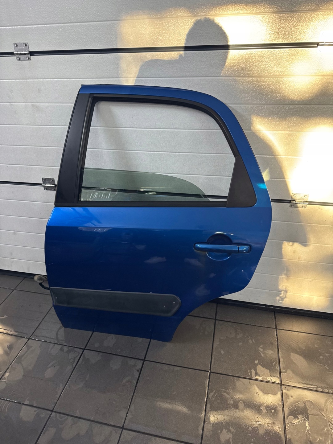 door left left rear part SUZUKI SX4 blue complete
