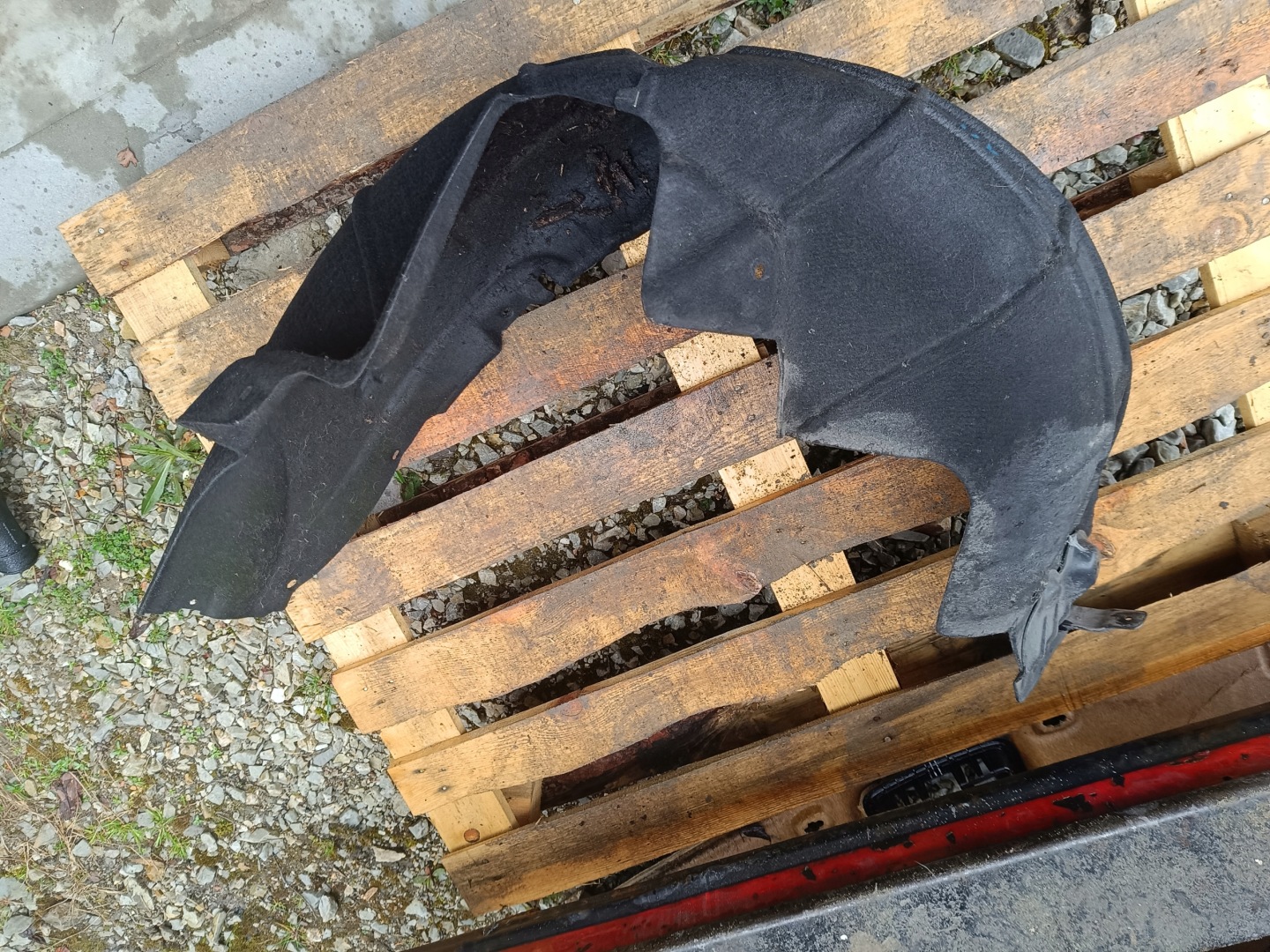 mudguard right rear part rear. right SKODA OCTAVIA III