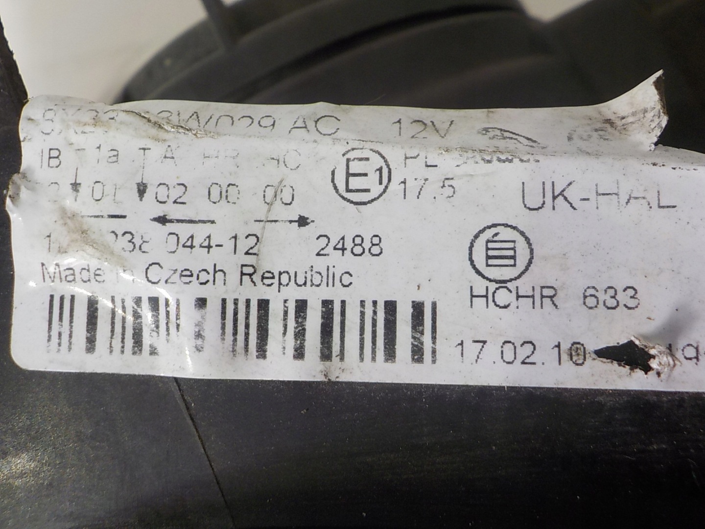 JAGUAR XF X250 light right front front UK 8X23-13W029-AC UK