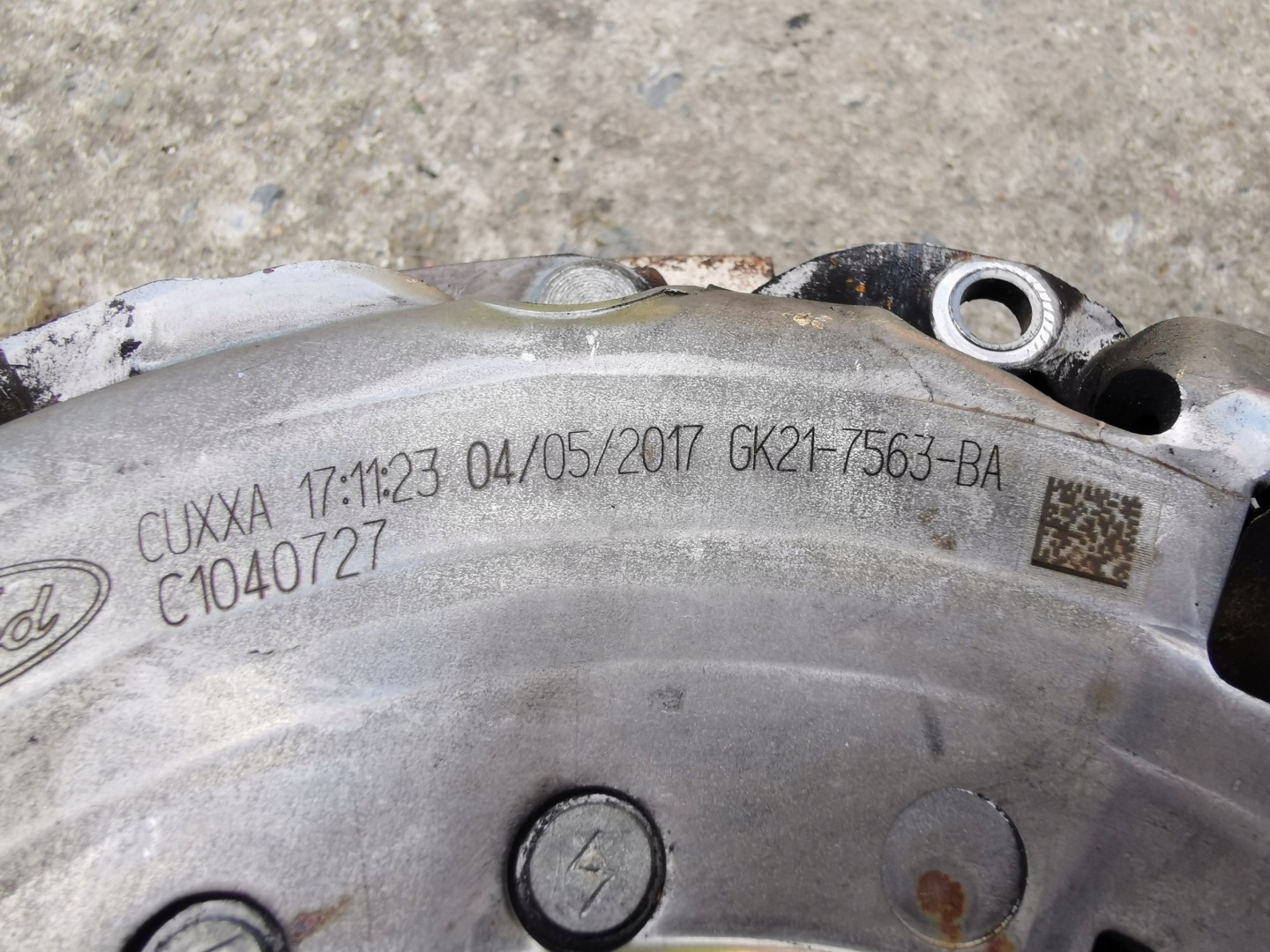 clutch wheel flywheel TRANSIT CUSTOM 2.0 TDCI