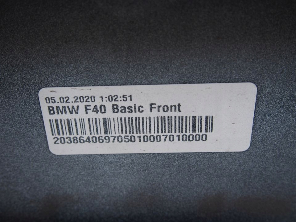 BMW and F40 bumper front front PDC