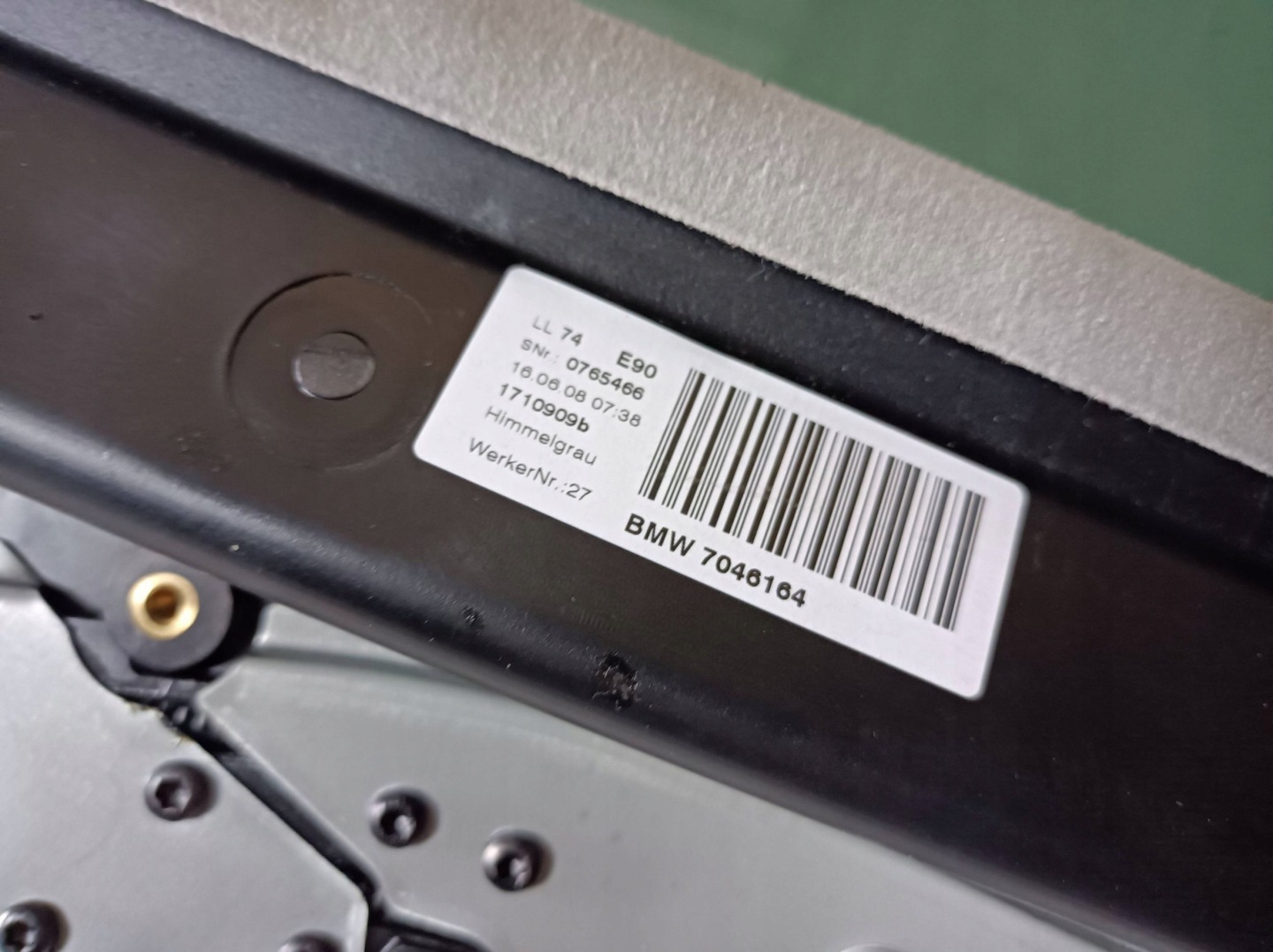 Schiebedach komplet BMW 3 E90 E91 7046164