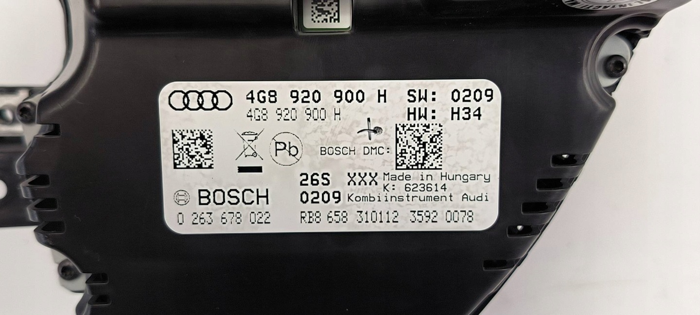 dials clock 4G8920900H AUDI A6 C7