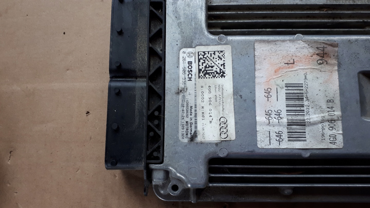 S6 C7 4G computer control unit of the engine 4.0 TFSI S7 4G