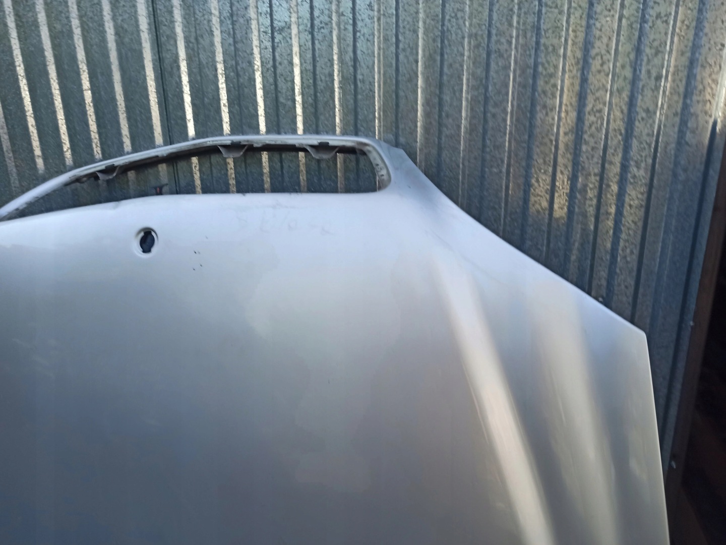 bonnet unprotected MERCEDES W220 BRILANTSILBER