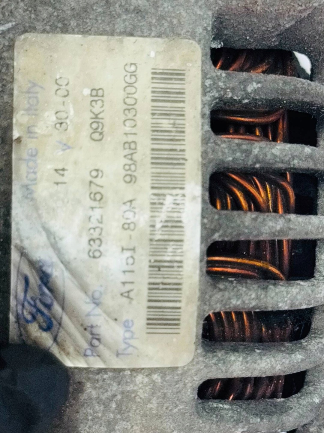 alternatore FORD FOCUS e 1.6B 00R 98AB10300GG