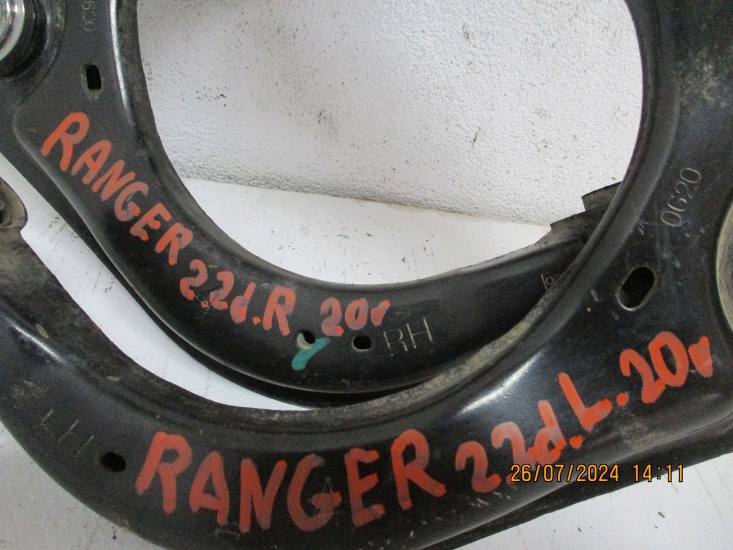 arm front front FORD RANGER IV upper 2,2D right