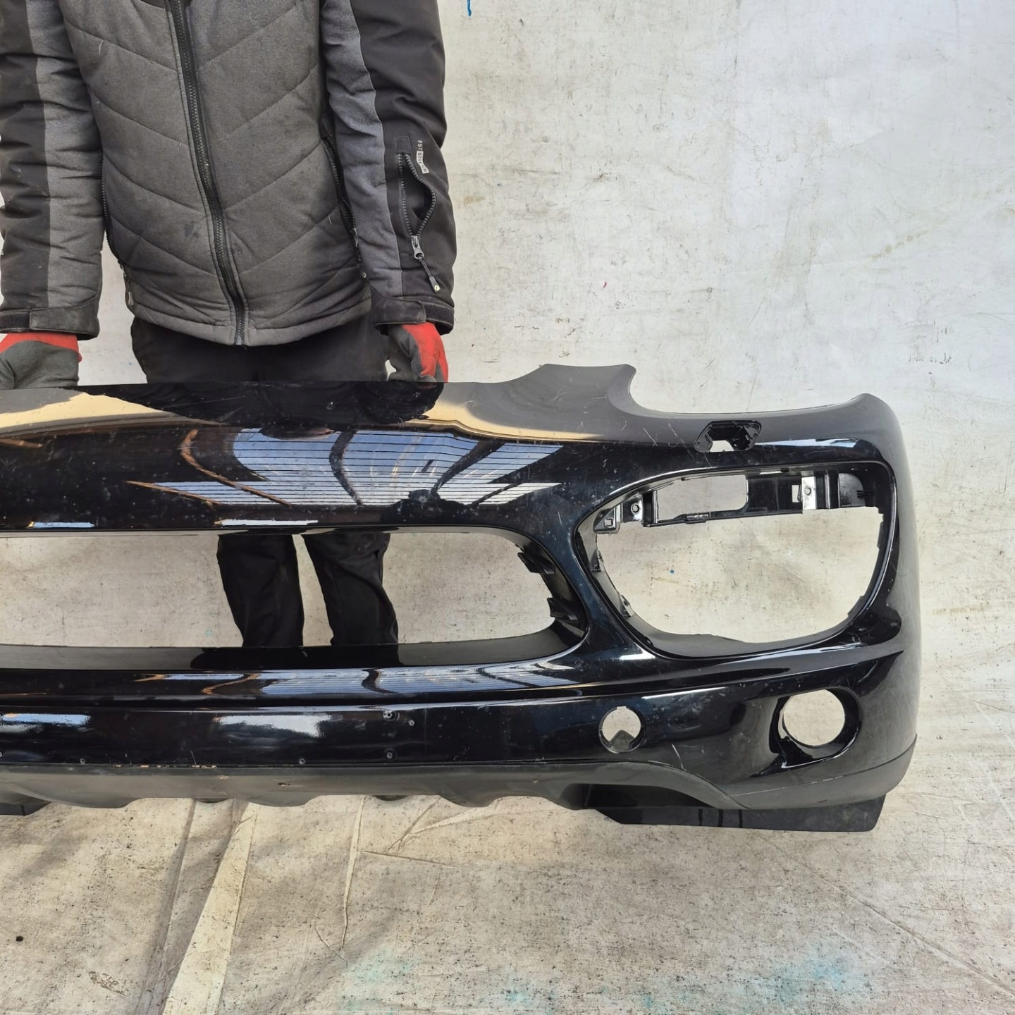 PORSCHE CAYENNE 7P5 10-14 bumper front front SPR PDC 7P5807221