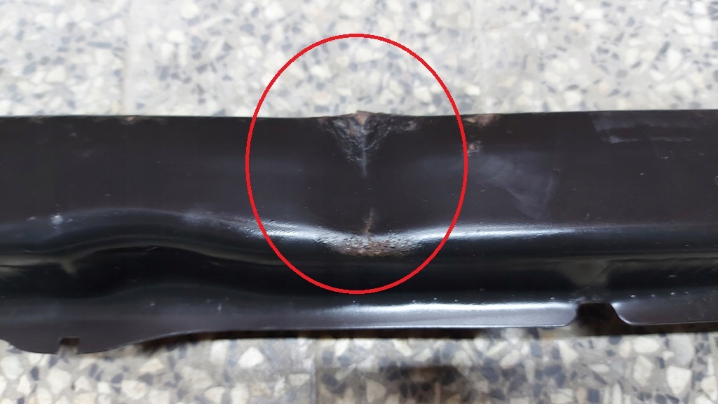 bumper support rear part rear BMW 5 E61 03