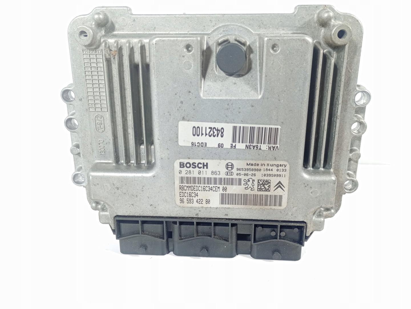 Peugeot 307 02-09 computer control unit of the engine OE 9659342280